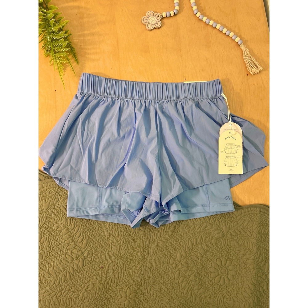 Blogilates Ruffle Athletic Shorts – Size M NWT